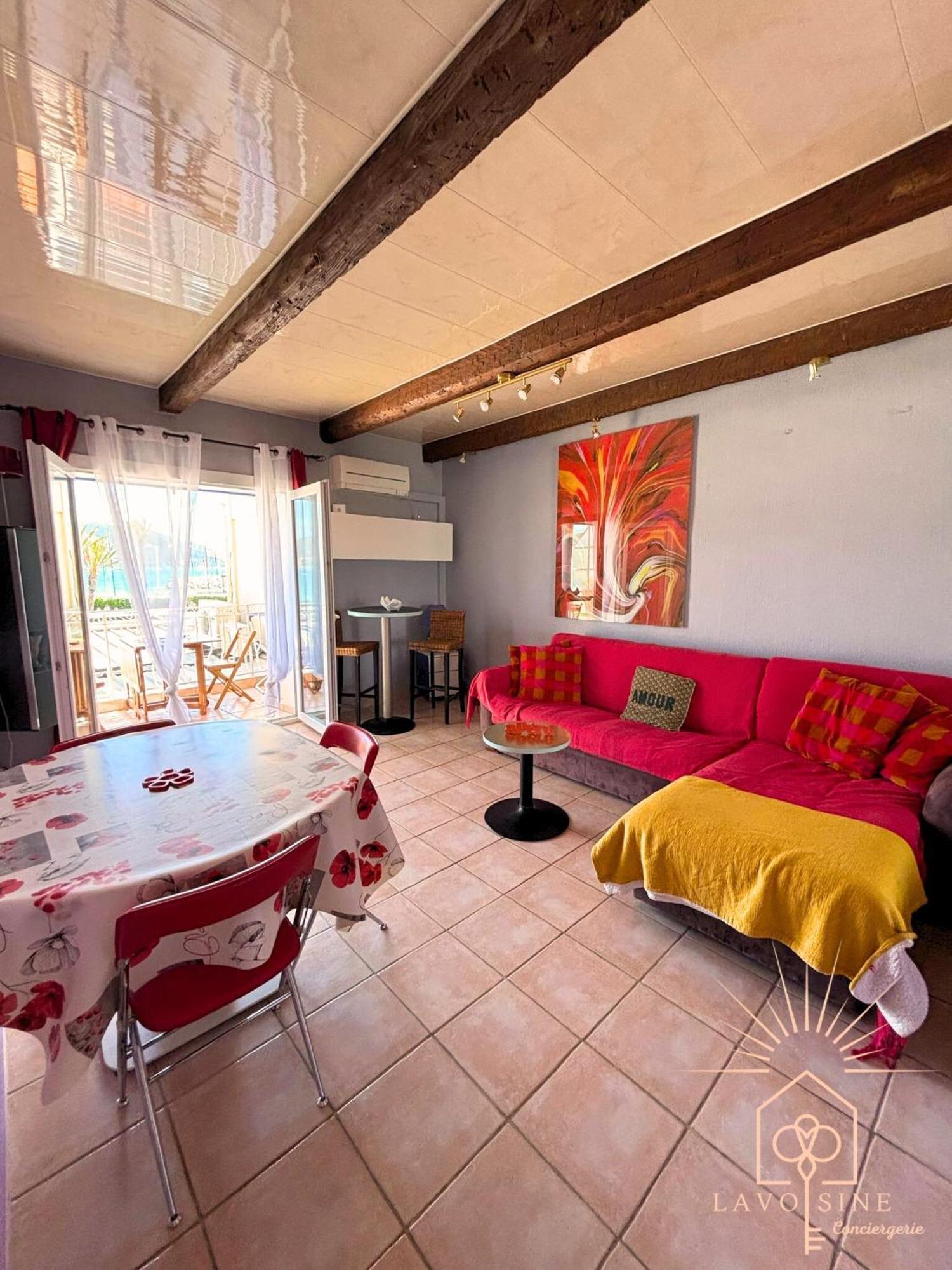 Appartement Les Pieds Dans L'Eau à Saint-Cyr-sur-Mer Extérieur photo